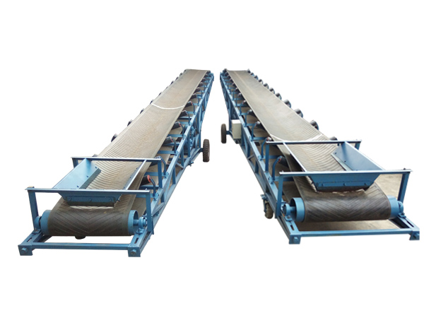 Inclined belt conveyor
