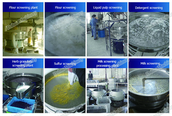 vibrating sieve application