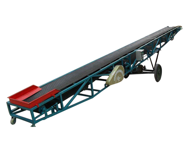 Inclined belt conveyor