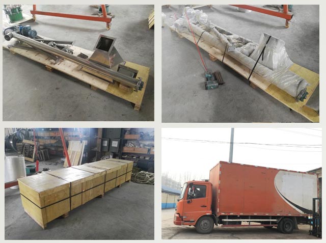 Two side screw conveyor Two side screw conveyor