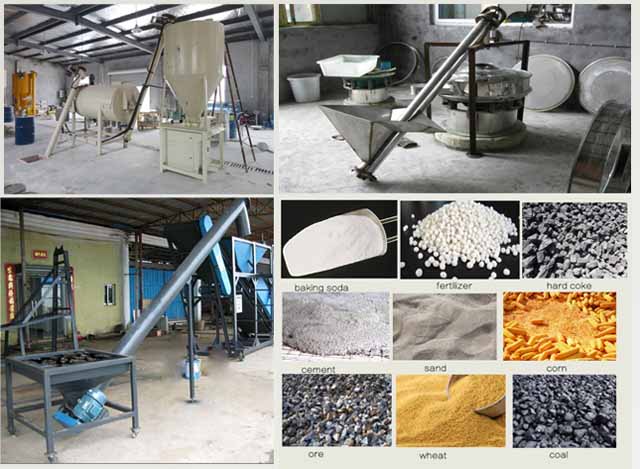 Two side screw conveyor Two side screw conveyor