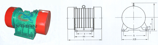 horizontal vibrating motor