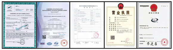 Manufacturer qualification certificate display